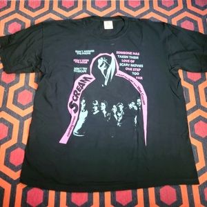 Scream 1996 movie poster shirt